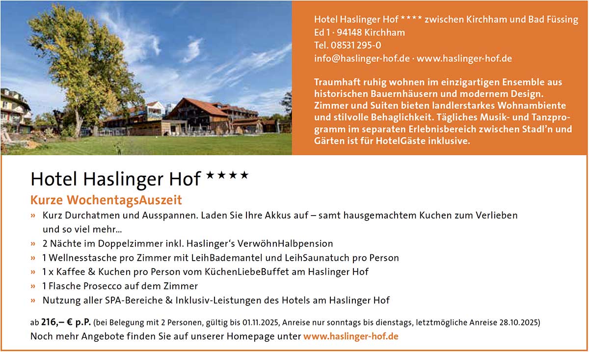 Haslinger Hof Angebote